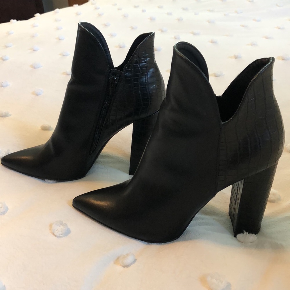 Heeled boots/booties- worn twice